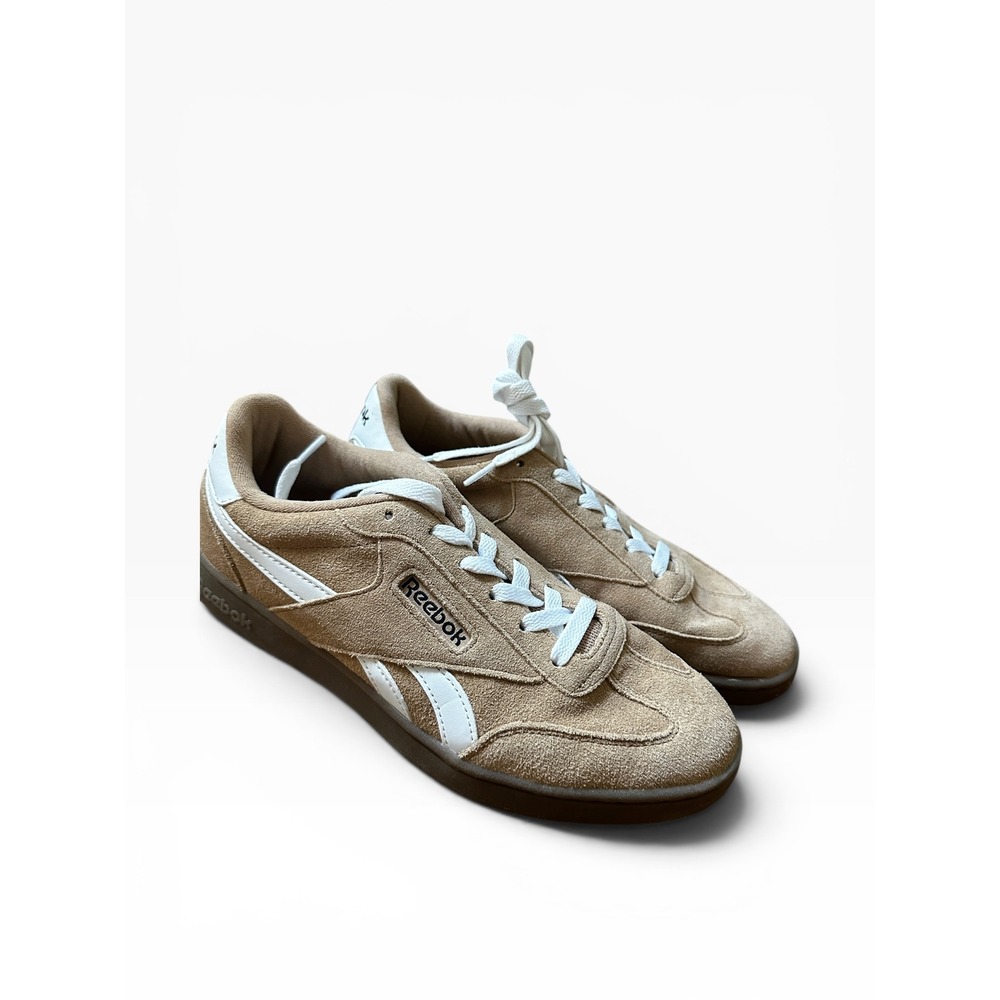Reebok Club C Revenge Tan Suede Gum Sole Sneakers Womens 8.5 BB8618